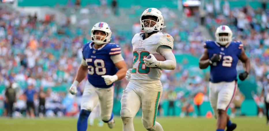 de'von achane touchdown