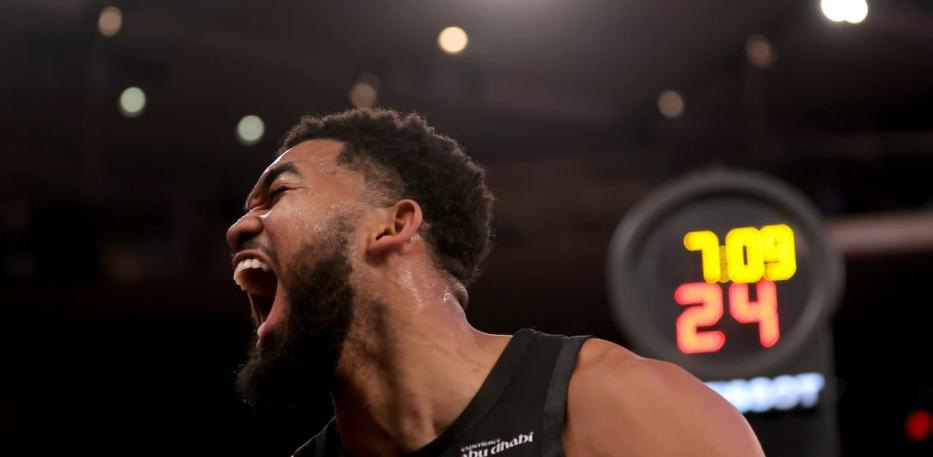 karl anthony-towns yell