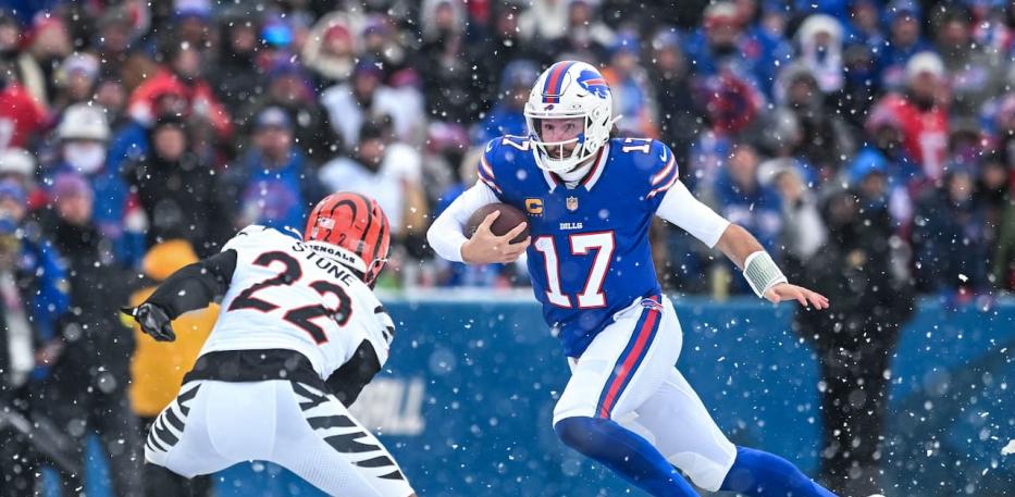 Josh Allen snow