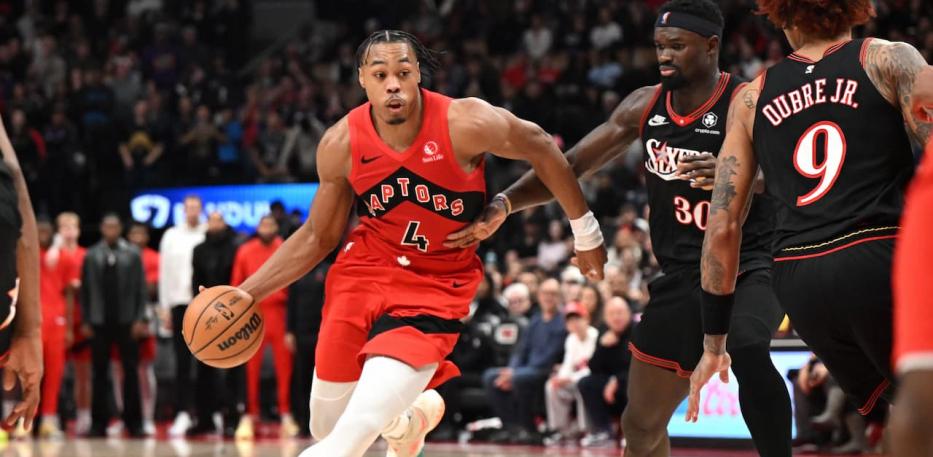 scottie barnes dribbling