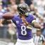 lamar jackson throwing