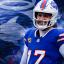 Josh Allen and SFB Logo