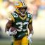 aaron jones rushing