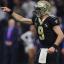 drew brees pointing
