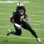 alvin kamara all black white gloves