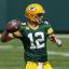 aaron rodgers throwing