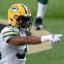 aaron jones pointing
