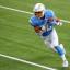 austin ekeler open field powder blue jersey