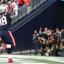 Rhamondre Stevenson in end zone