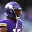 justin jefferson headshot purple visor