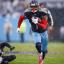 donta foreman running snow dark blue