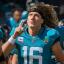 trevor lawrence pointing up