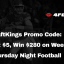 DraftKings Promo Code: Bet $5, Win $200 on Thursday Night Football Week 8