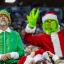 grinch and elf NFL fans 