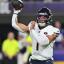 justin fields throwing white jersey