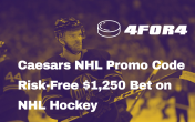 Caesars NHL Sportsbook Promo Code: Risk-Free $1,250 Bet on NHL Hockey