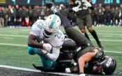 De'Von Achane goal line