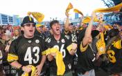 Steelers fans at draft
