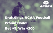 DraftKings NCAA Football Sportsbook Promo Code: Bet $5, Win $200
