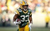 aaron jones rushing