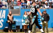 luke kuechly no helmet