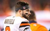 baker mayfield no helmet