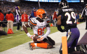 david njoku end zone ravens