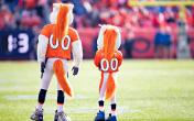 Broncos mascots