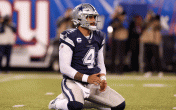 dak prescott on the ground