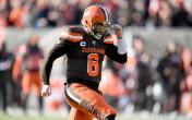 baker mayfield celebrating