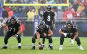 lamar jackson and ravens offensive line