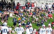 new england patriots training camp crowd