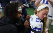 ezekiel elliott signing jersey for kid 