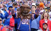 buffalo bills fan in buffalo head 
