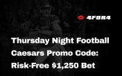 Caesars Sportsbook Promo Code: Risk-Free $1,250 Bet for Thursday Night Football Week 8