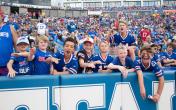 group of kid bills fans