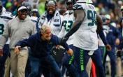 pete carroll celebrating