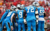 Panthers huddle