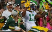 dontayvion wicks lambeau leap 