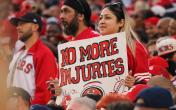 49ers fan with sign 