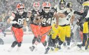 nick chubb snow run
