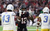 nico collins pointing