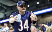 Bears fan thumbs up 