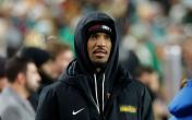 jayden daniels sideline