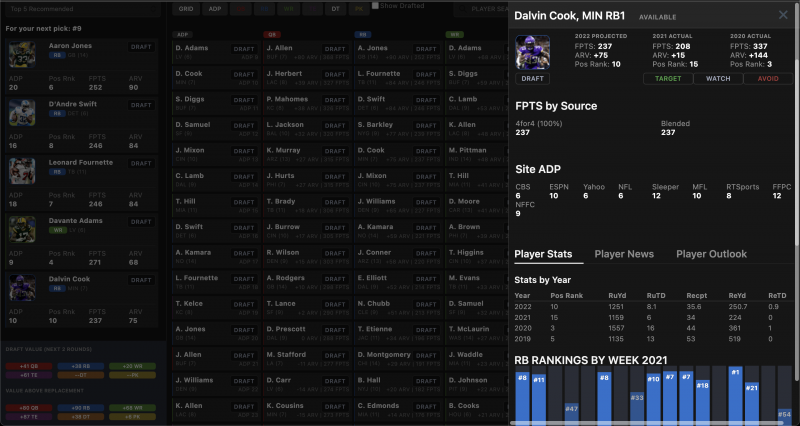 pick 7 12 team ppr