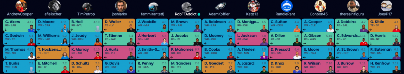 12 team 5 ppr mock draft