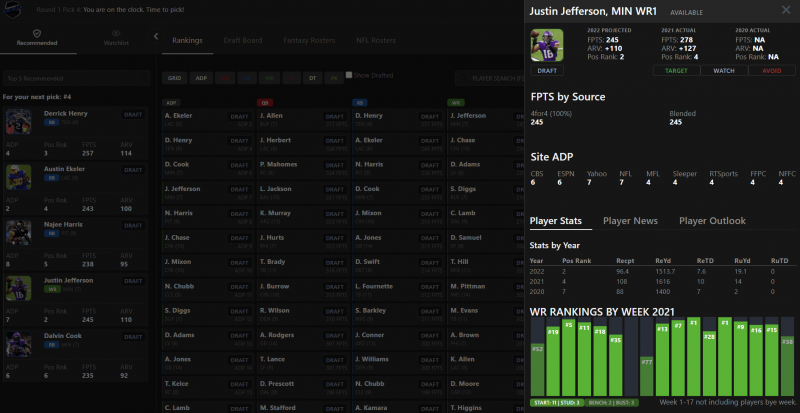 yahoo ff draft